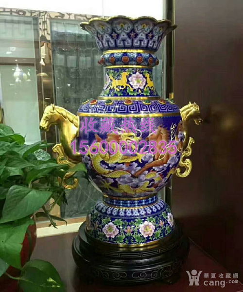 景泰藍《躍馬興隆》——戴嘉林大師巨獻，風(fēng)水家居收藏工藝品